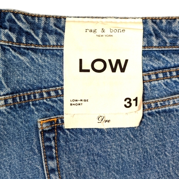 Rags & Bone Dre Rise Distressed Denim Shorts.... Size 31 - Picture 8 of 8